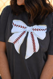 Baseball Bow Graphic Tee