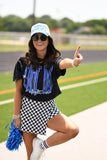 Game Day Go Fight Win Royal Blue Graphic Tee