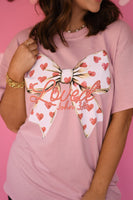 Loved Bow Graphic Tee