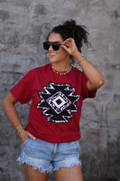 Western Aztec Graphic Tee