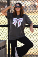 Baseball Bow Graphic Tee