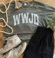 WWJD Camo Graphic Tee *WEEKEND SALE*